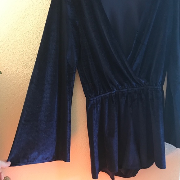 Velvet Romper - Picture 5 of 8
